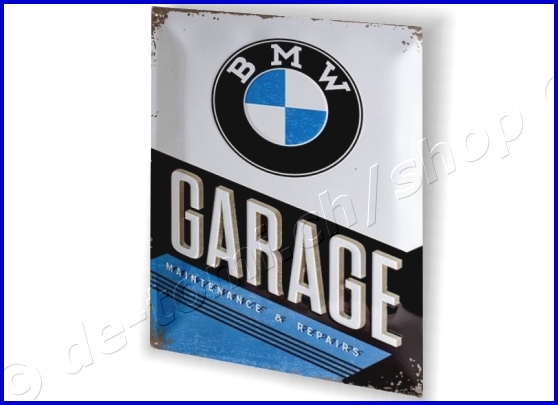 SCHILDER BMW GARAGE (30x40cm)